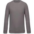 Heren Sweater Kariban BIO raglanmouwen Storm Grey